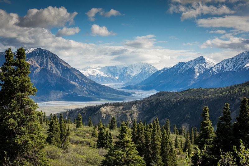Rocky mountain peak